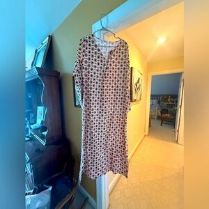 Elegant Patterned Long Dress